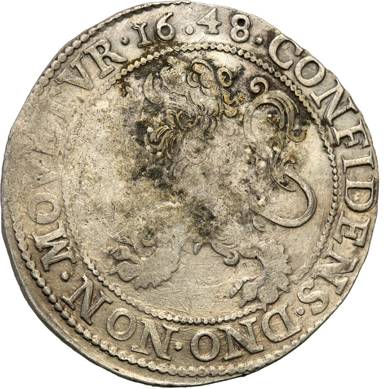 Niderlandy, Utrecht. Talar lewkowy (Leeuwendaalder) 1648